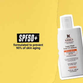 Kiehl's product with size comparison illustrating 1.7 fl oz travel-friendly benefit