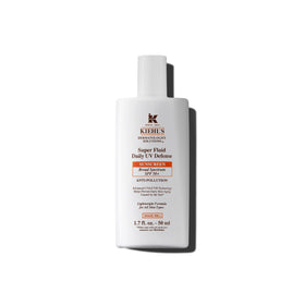 Kiehl's front packaging showing SPF 50+ protection and matte finish benefit