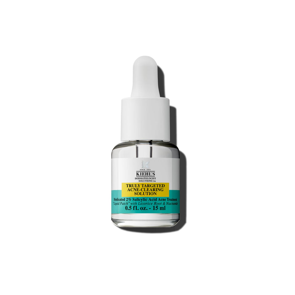 Kiehl's front packaging showing product bottle and benefits