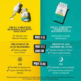 Kiehl's two patch sizes side by side showing 10mm and 12mm practical options