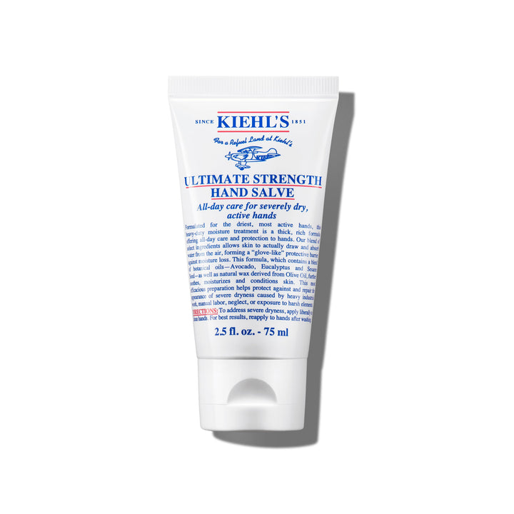 Kiehl's tube front view showing packaging and size, ideal for daily carry