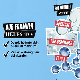 Kiehl's being applied to forearm demonstrating immediate hydration