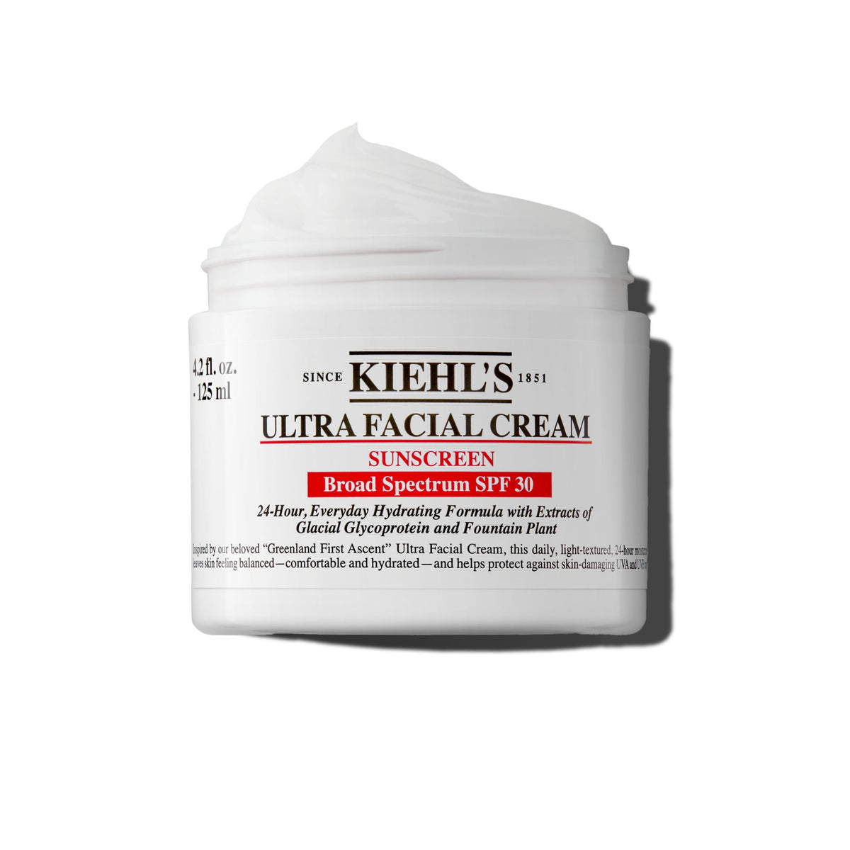 Kiehl's front packaging showing SPF 30 and daily moisturizer benefit