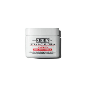 Kiehl's front packaging of SPF 30 cream showing tube and label benefits