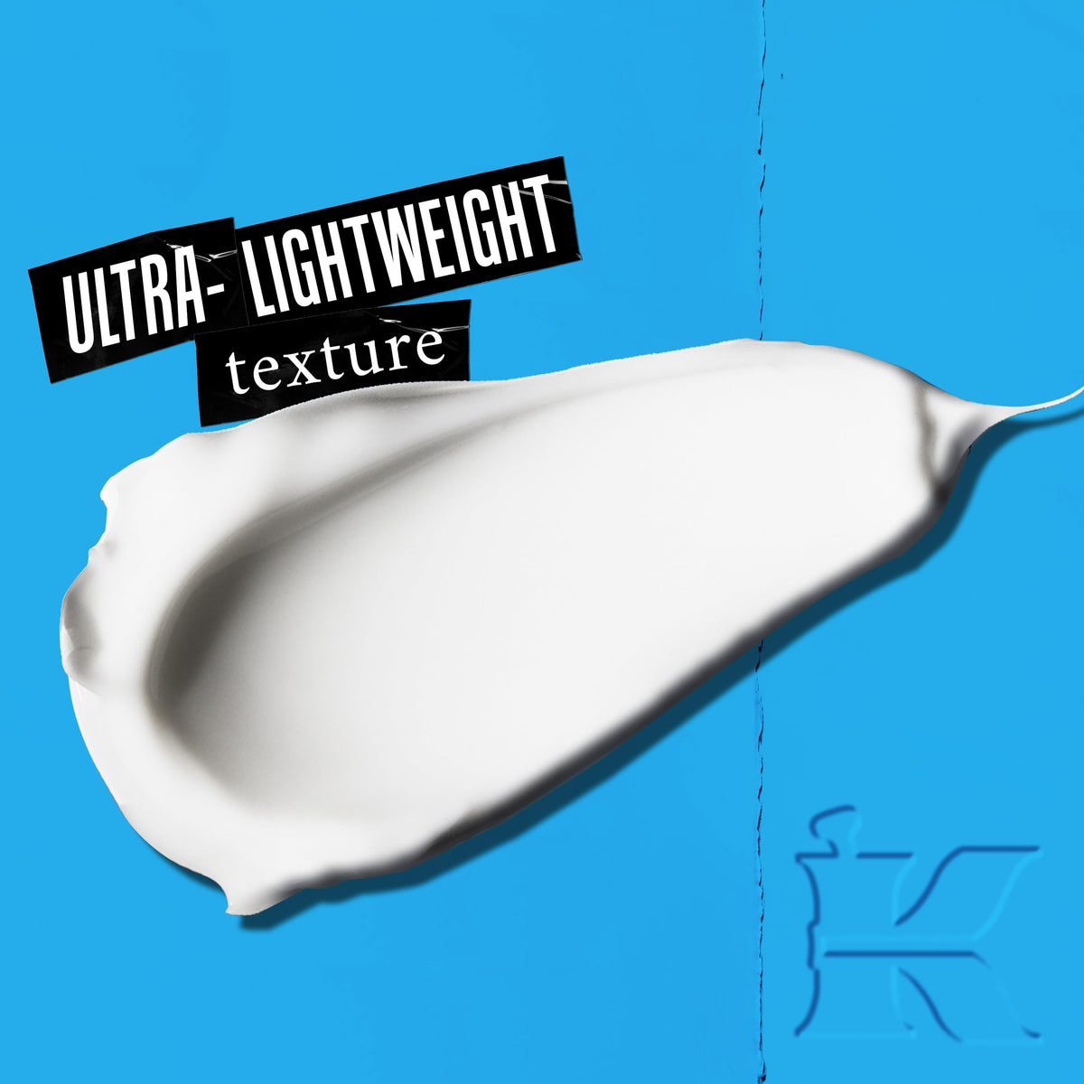 Kiehl's close-up of cream texture illustrating fast-absorbing moisture
