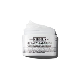 Kiehl's jar front view showing lightweight moisturizer benefit
