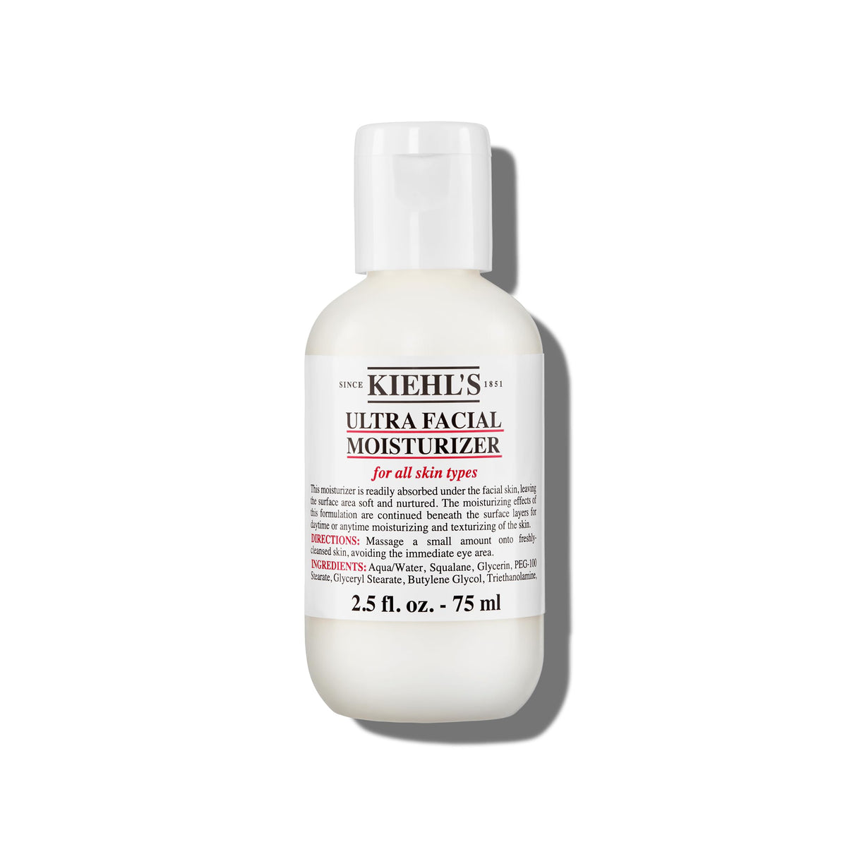 Kiehl's front packaging showing jar and label for easy recognition and trust