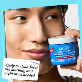 Kiehl's product in morning routine under sunscreen for smooth base benefit