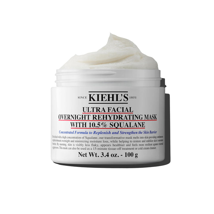 Kiehl's front jar shot showing packaging and readable product name for trust