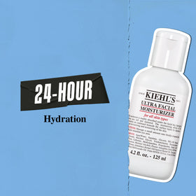 Kiehl's squalane and glycerin visuals, emphasizes barrier support