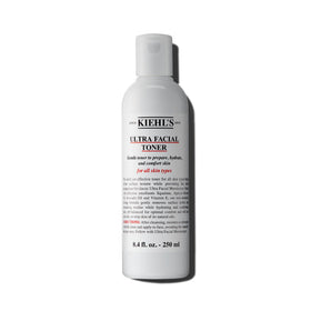 Kiehl's bottle front packaging shows clean label and size benefit