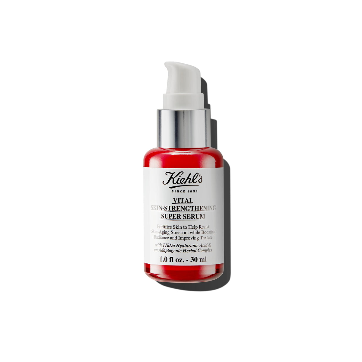 Kiehl's bottle front packaging showing label and size for clear identification and trust
