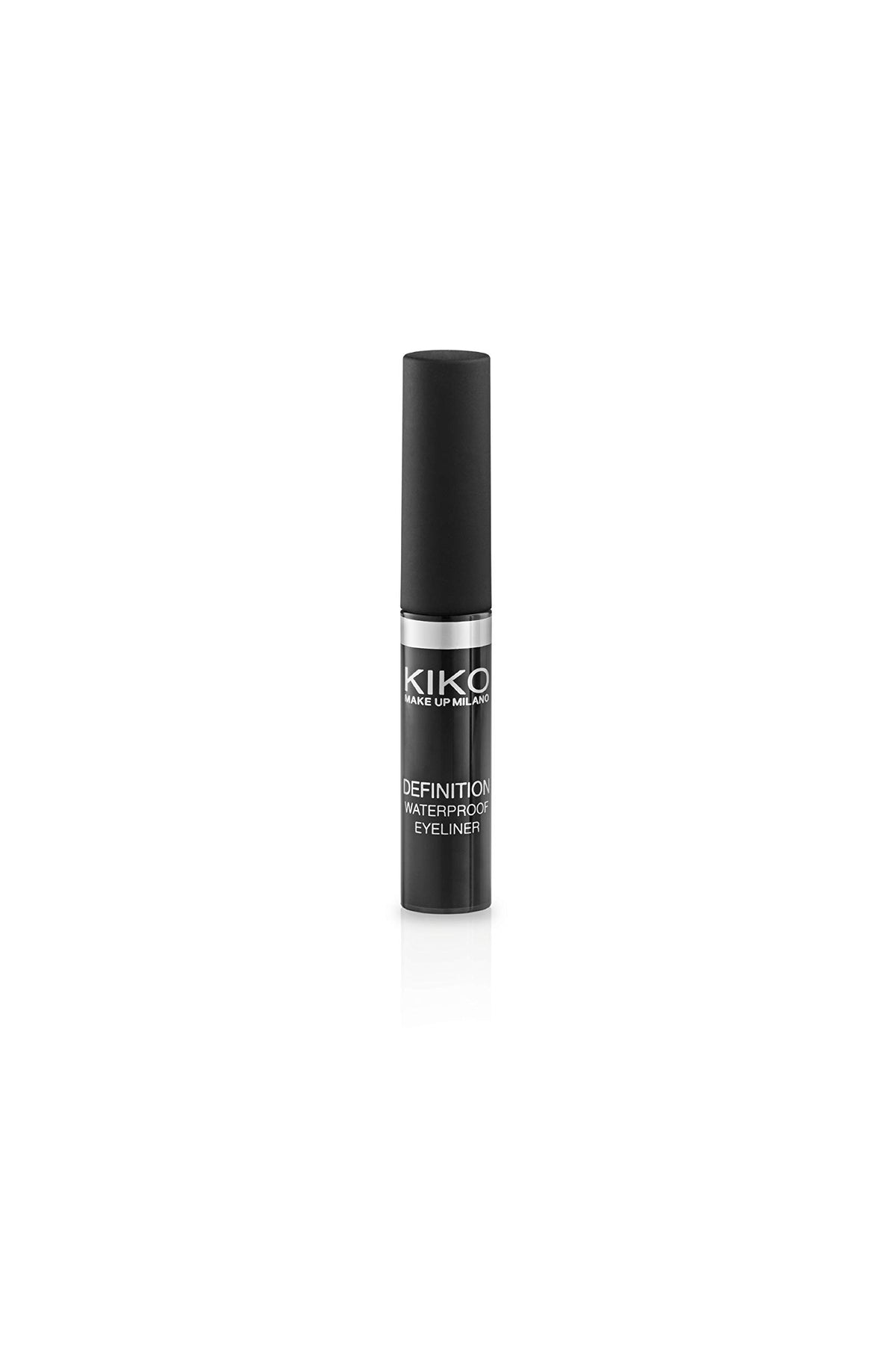 Kiko Milano single black stroke on skin demonstrating intense one-pass pigment