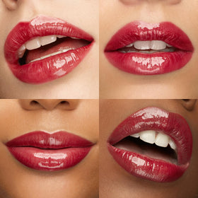Kiko Milano gloss next to ruler showing 6.5ml size and convenient portable volume