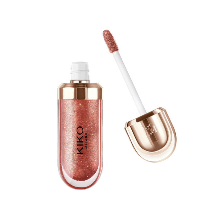 KIKO Milano front packaging showcasing limited-edition bottle and rose-gold detail for elegant display