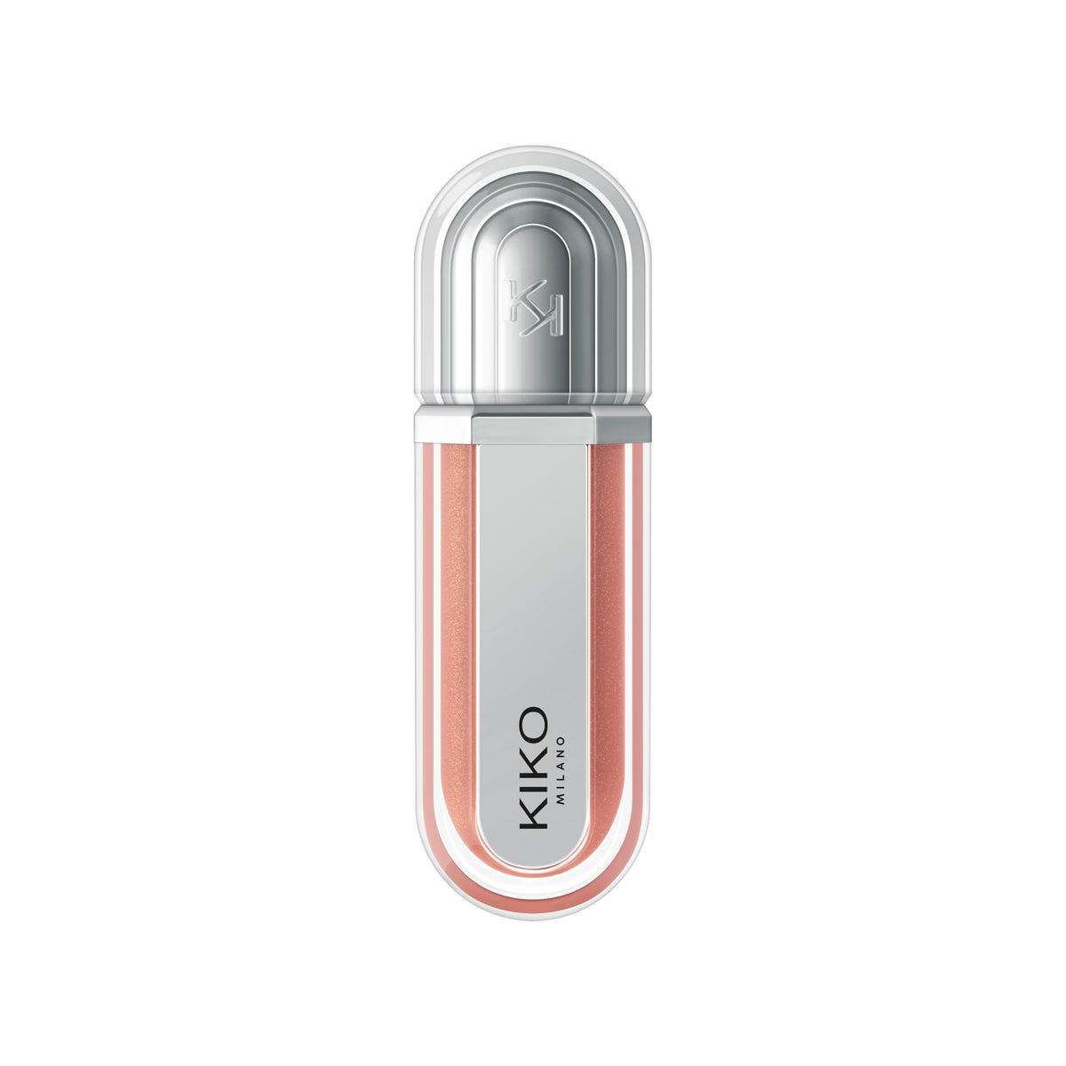 KIKO Milano gloss applicator displaying doe-foot tip for precise, mess-free application