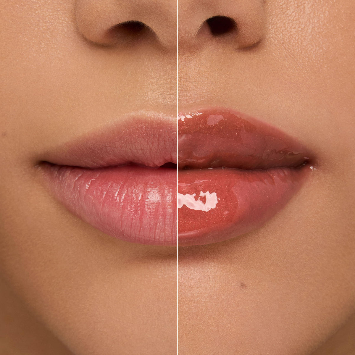 KIKO Milano gloss in use on model demonstrating instant volume and polished look