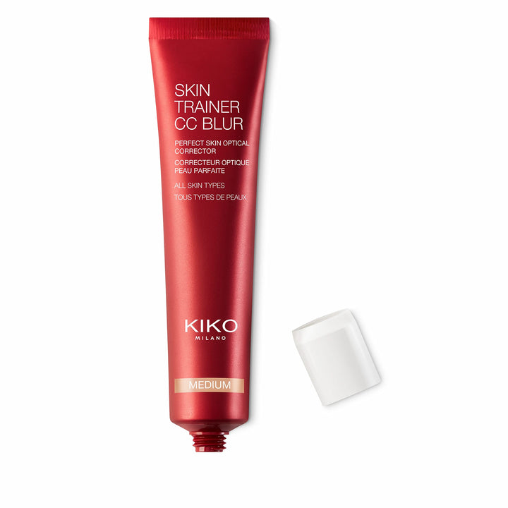 Kiko Milano front packaging showing medium shade and easy application benefit