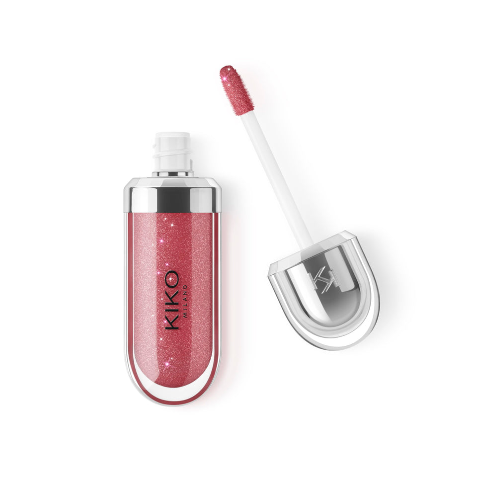 Kiko Milano front packaging showing shade and metallic cap, elegant display benefit