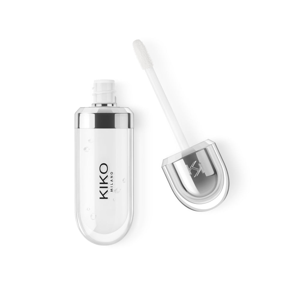 Kiko Milano front packaging showing glossy tube and elegant metallic cap, highlights premium appeal