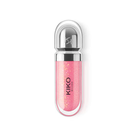 Kiko Milano texture drop highlighting glossy, hydrating formula and smooth finish