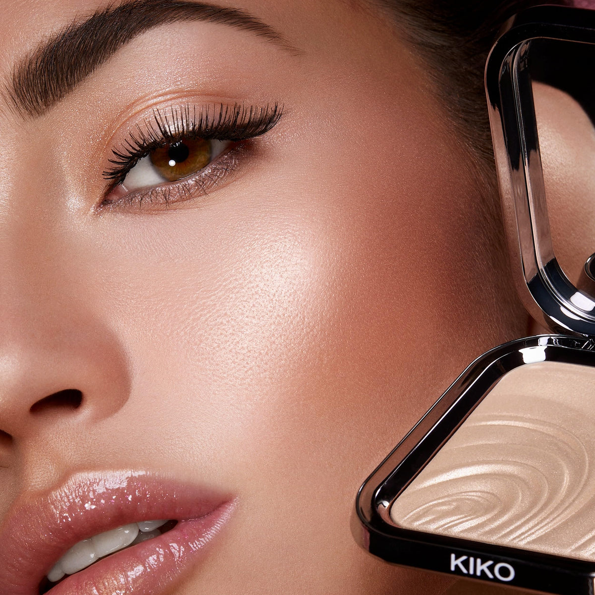 KIKO Milano swatch on arm showing luminous finish and buildable intensity