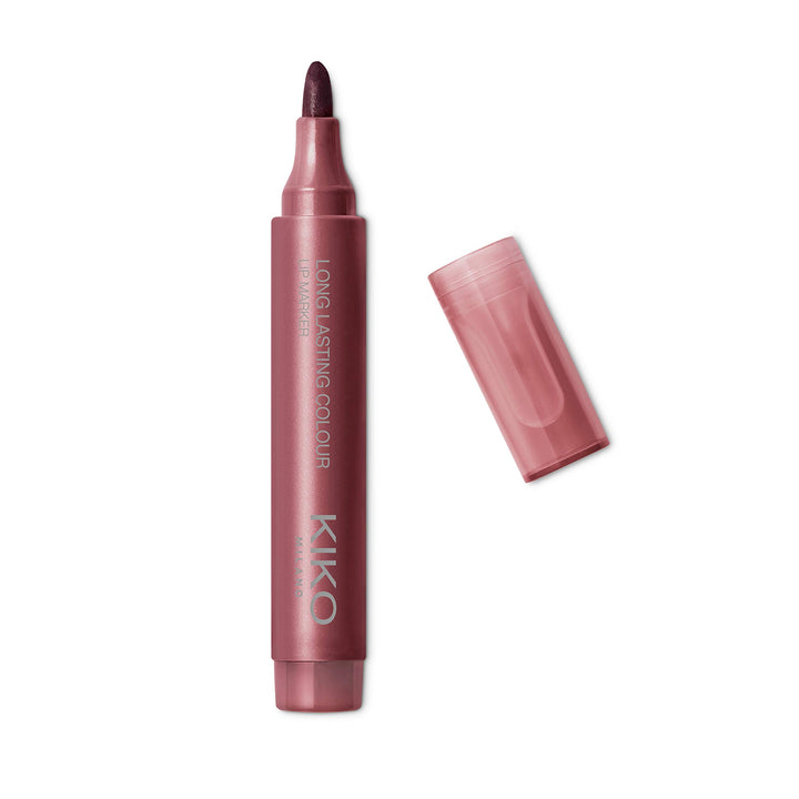 Kiko Milano lip marker front packaging showing shade 107 and product benefit