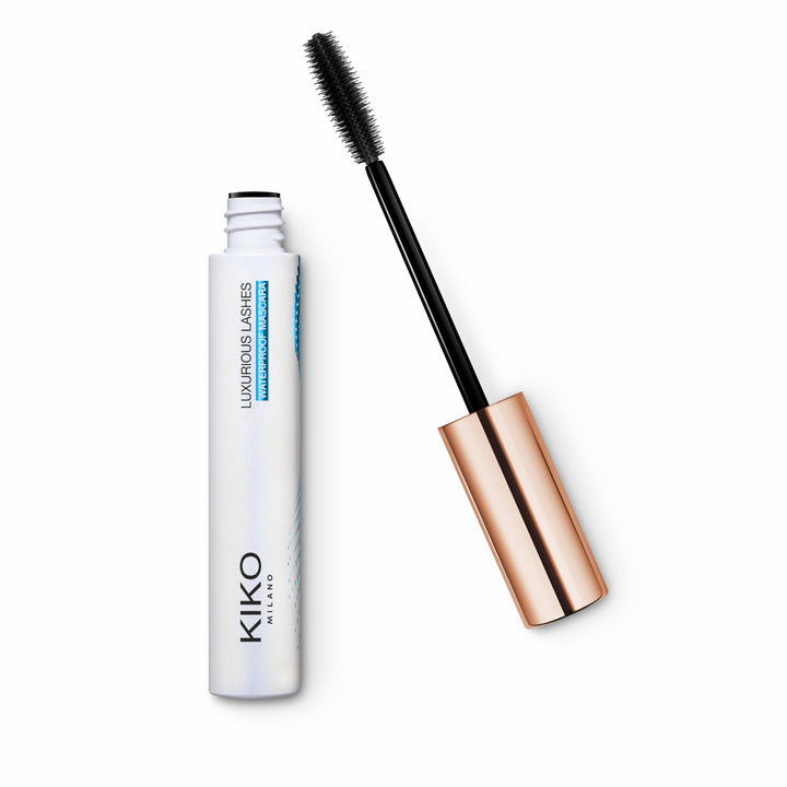 KIKO Milano mascara front packaging showing sleek tube and long-wear benefit