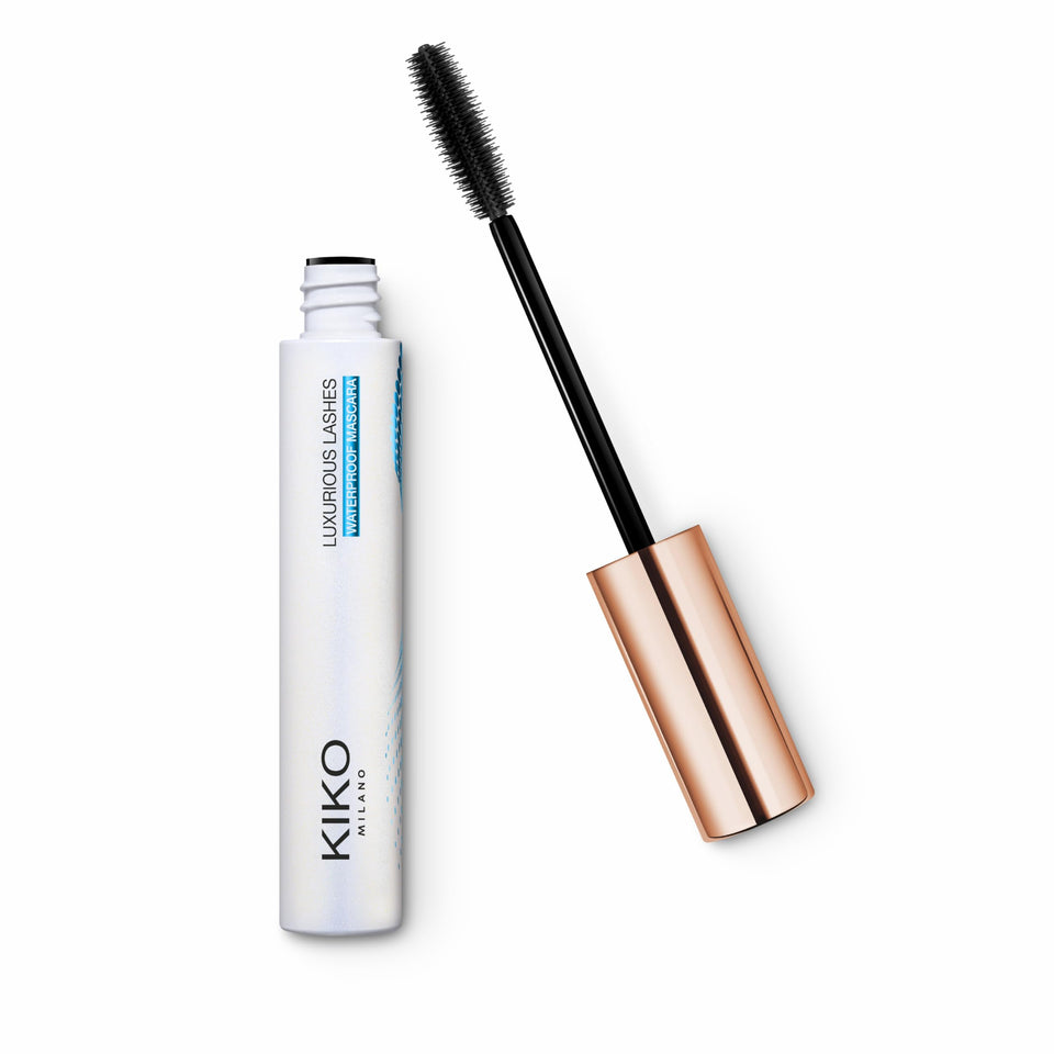KIKO Milano mascara front packaging showing sleek tube and long-wear benefit