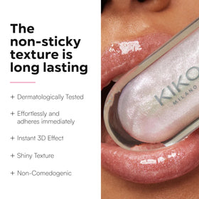 Kiko Milano beige swatch on wrist showing true shade and buildable coverage benefit