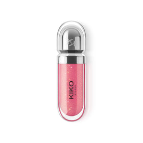 Kiko Milano applied on lips in lifestyle shot enhancing shine and giving fuller-looking pout