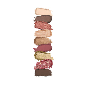 Kiko Milano close-up of pans displaying matte, pearly, marbled and sparkly finishes