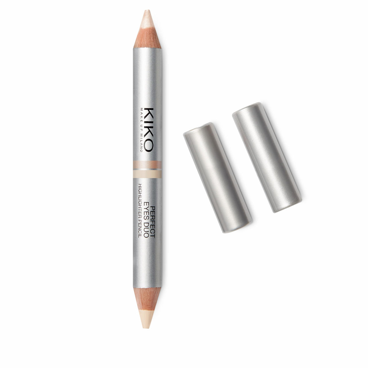 Kiko Milano front packaging showing the dual-ended highlighter pencil and rings