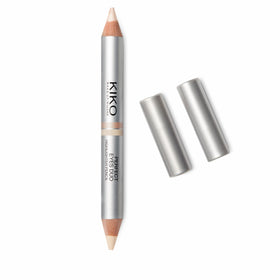 Kiko Milano front packaging showing the dual-ended highlighter pencil and rings