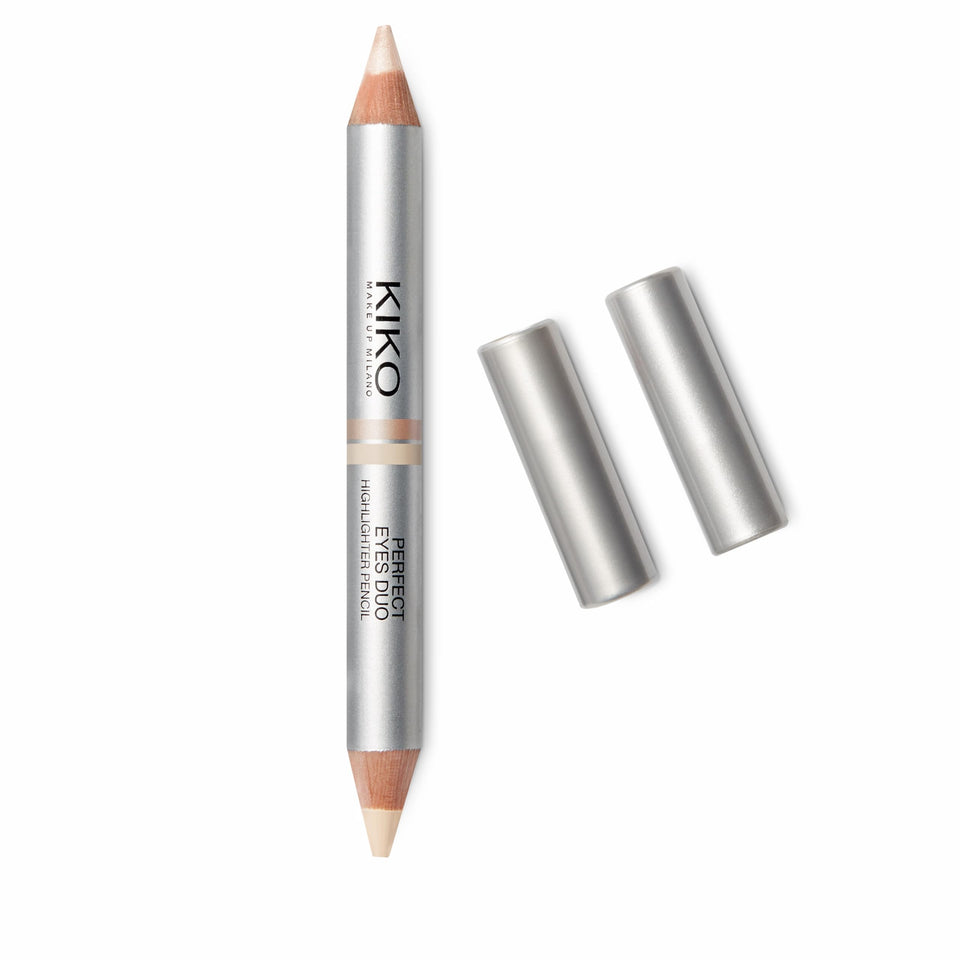 Kiko Milano front packaging showing the dual-ended highlighter pencil and rings