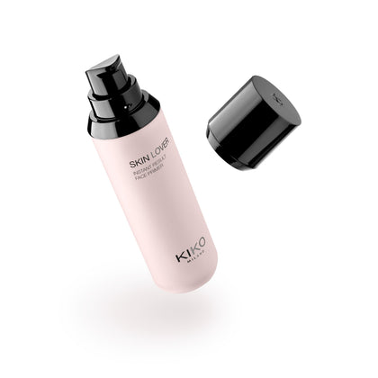 KIKO Milano front packaging showing sleek primer bottle and brand benefit