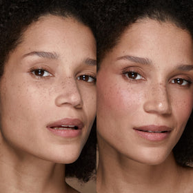 KIKO Milano stick blush in use on cheeks demonstrating quick application and natural radiant finish