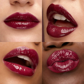 Kiko Milano gloss texture swatch showing softening shine and smooth finish