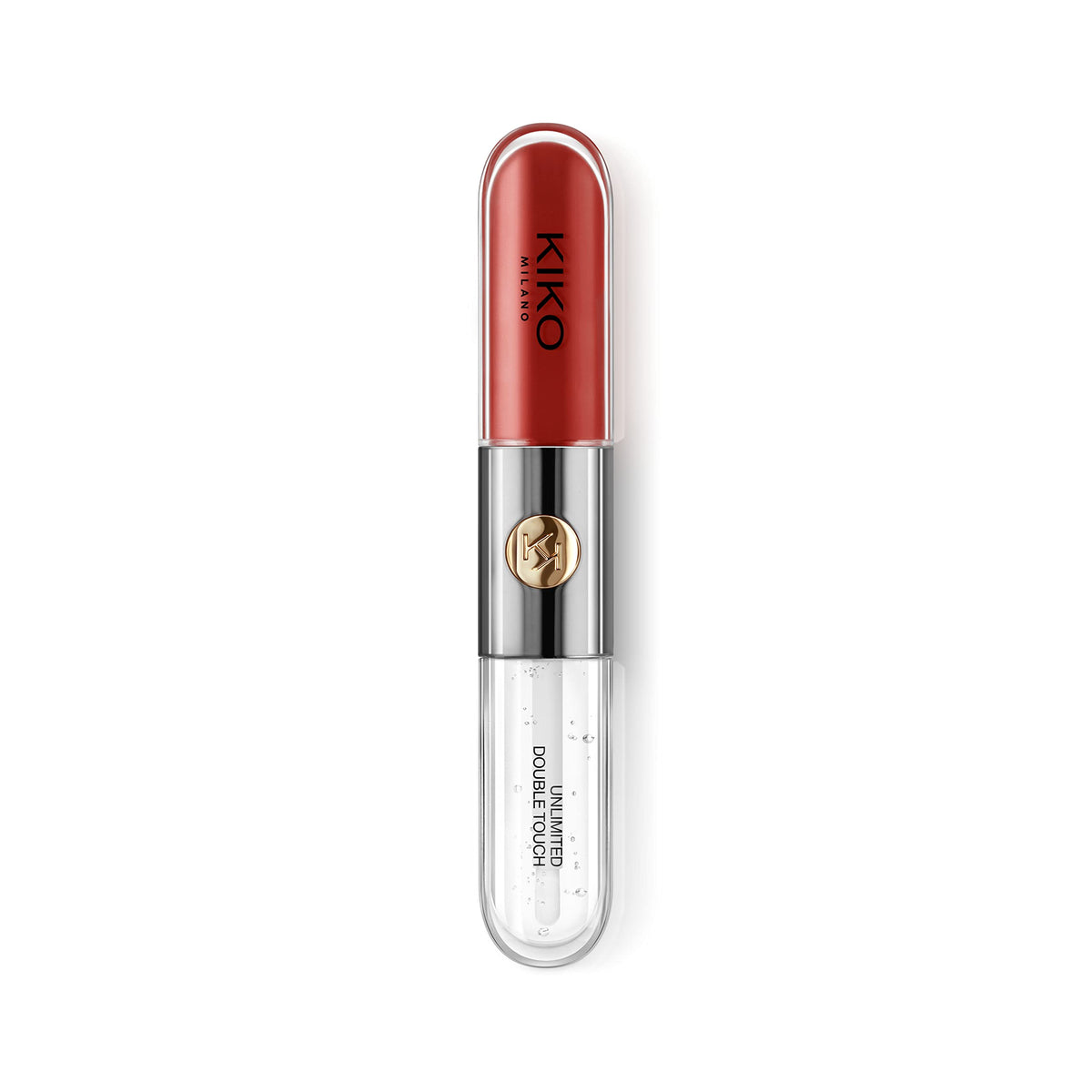 Kiko Milano gloss applicator detail showing fibre tip for even glossy finish and comfort