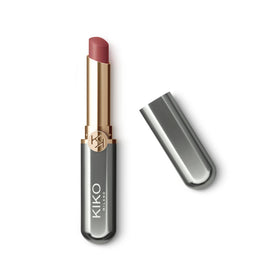 Kiko Milano front view of slim lipstick highlighting sleek packaging and portability
