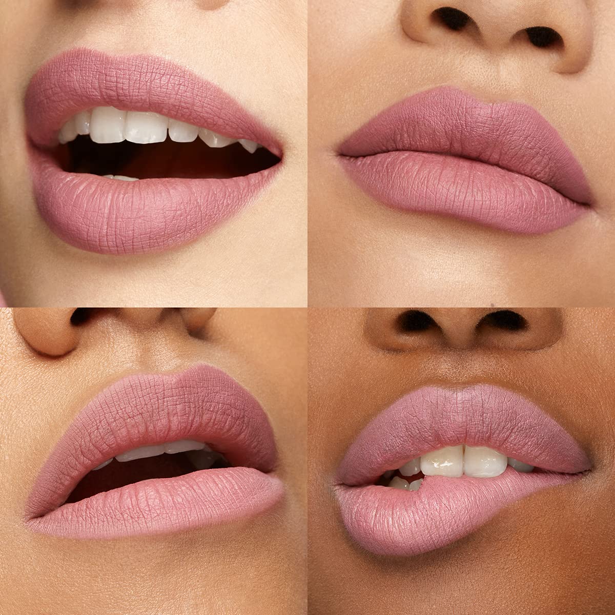 Kiko Milano lipstick applied on model lips showing demi-matte finish and long-wear