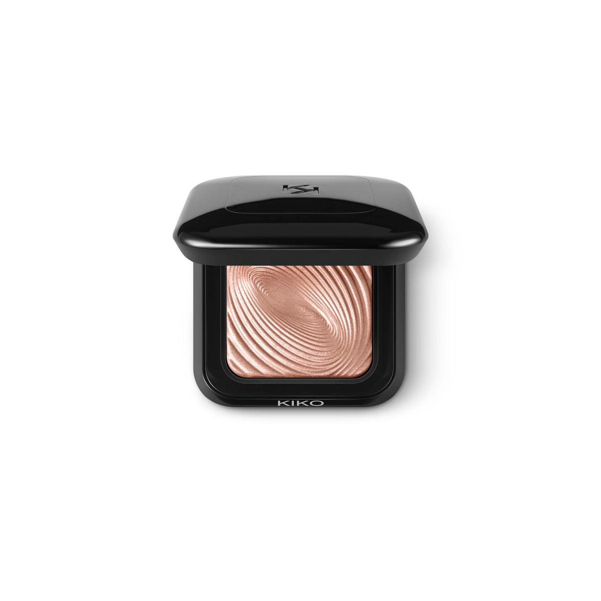 Kiko Milano front pan view showing shade 02 and clear color payoff
