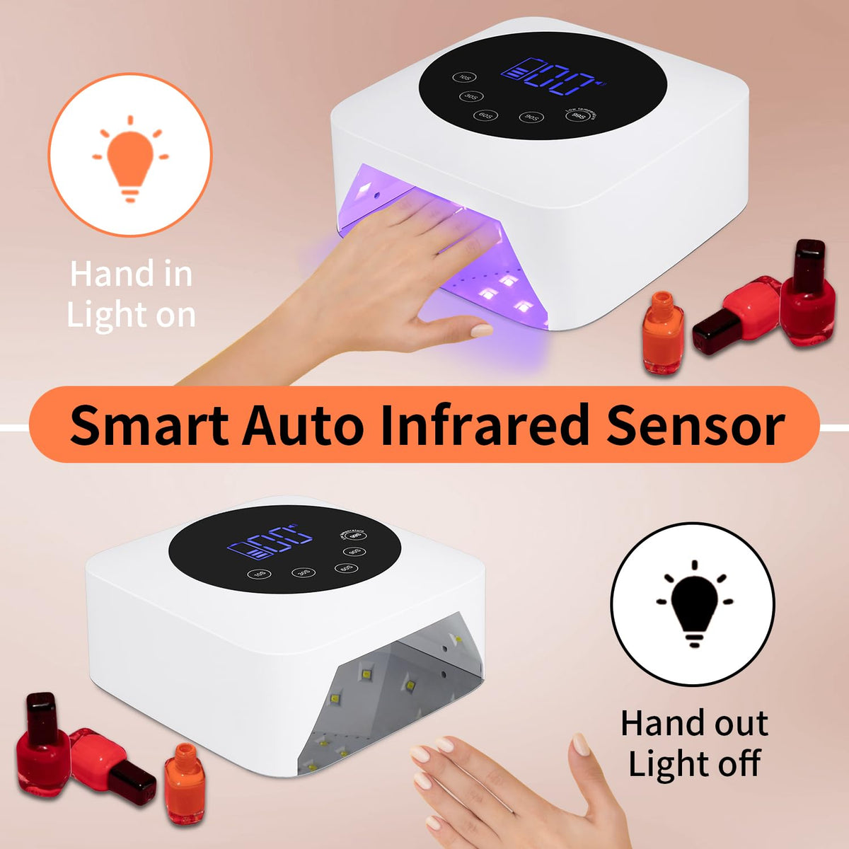 Kikugu removable magnetic mirror base removed to show easy cleaning and improved reflectivity