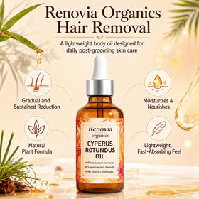 KILIBUM Renovia oil dropper releasing silky texture, demonstrates fast absorption benefit