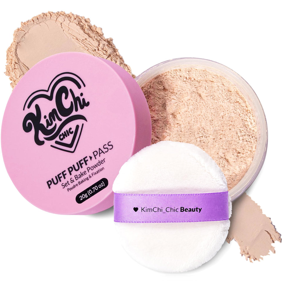 KimChiChic front packaging showing jar and puff, professional presentation benefit