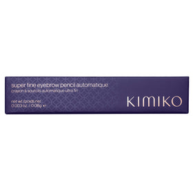 KIMIKO pencil held in hand to show compact size and travel-friendly benefit