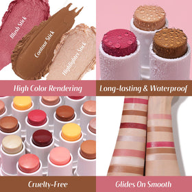 KIMUSE blending demo with fingers for natural seamless finish