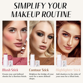KIMUSE sticks open with brush ready for blending and touch-ups