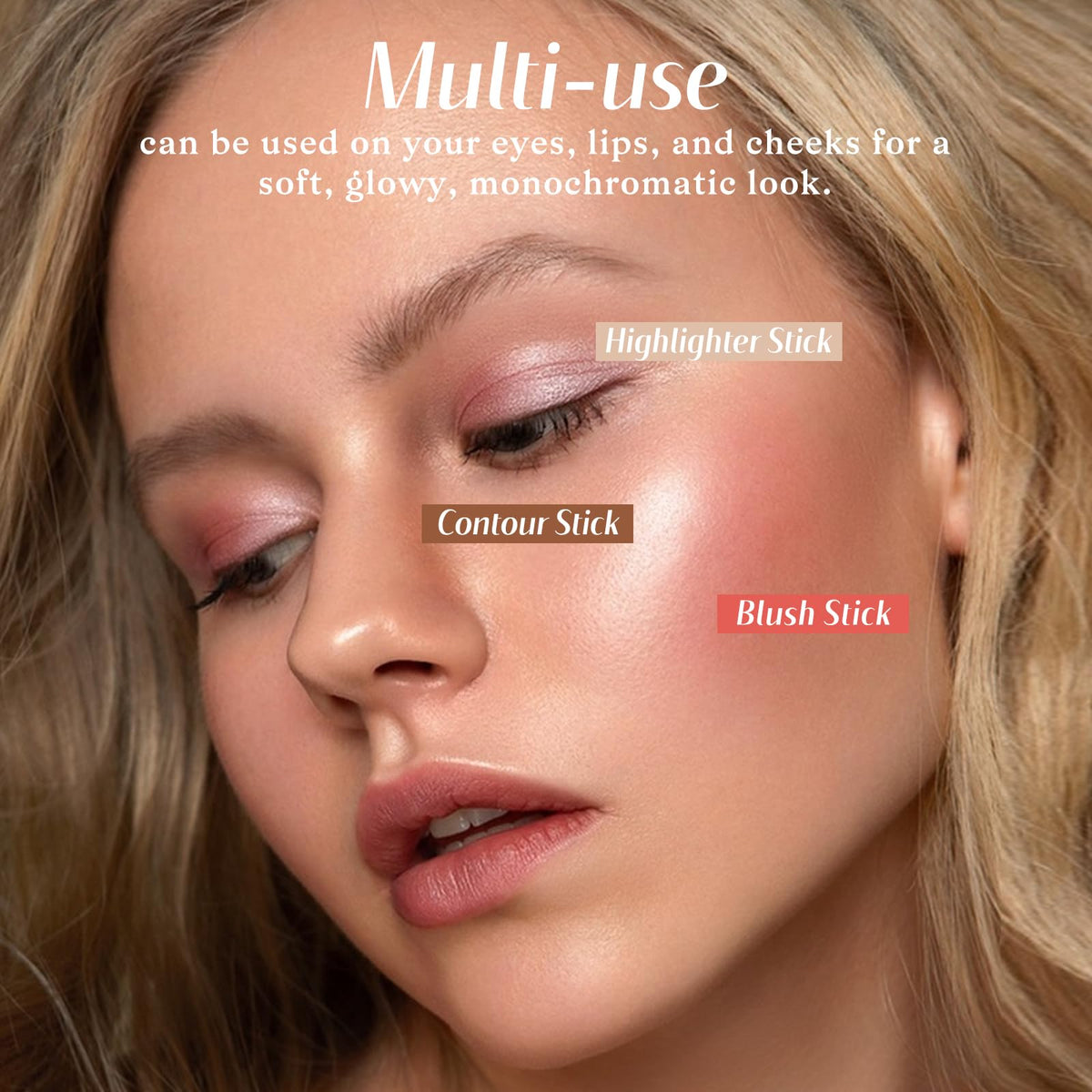 KIMUSE trio arranged on vanity illustrating easy daily routine