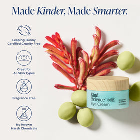 Kind Science jar on bathroom counter in routine setting for everyday use benefit